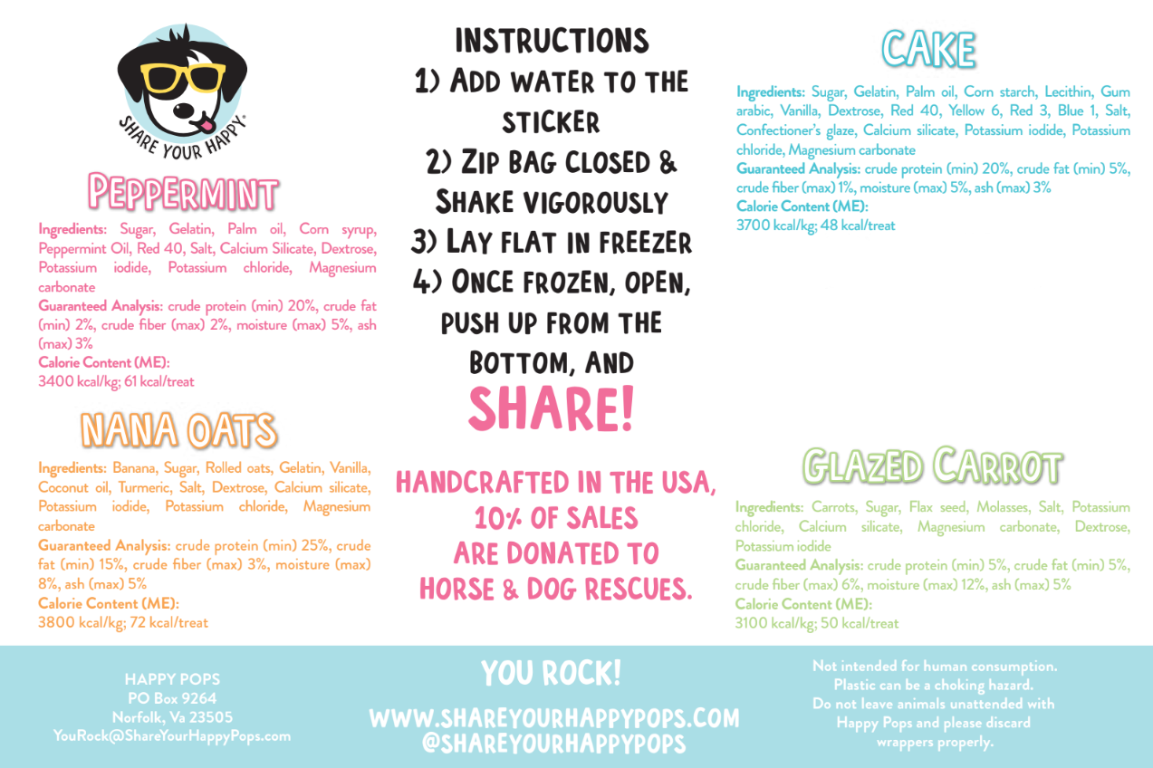 Happy Pops | Farm Animals Sampler 5-Pack