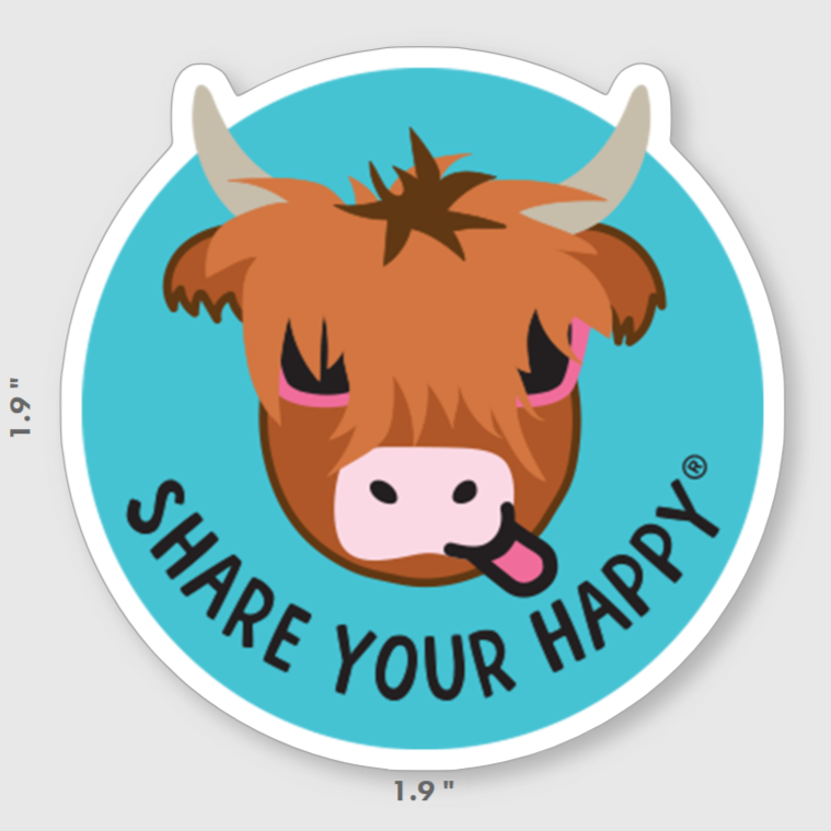 Highland Cow Sticker