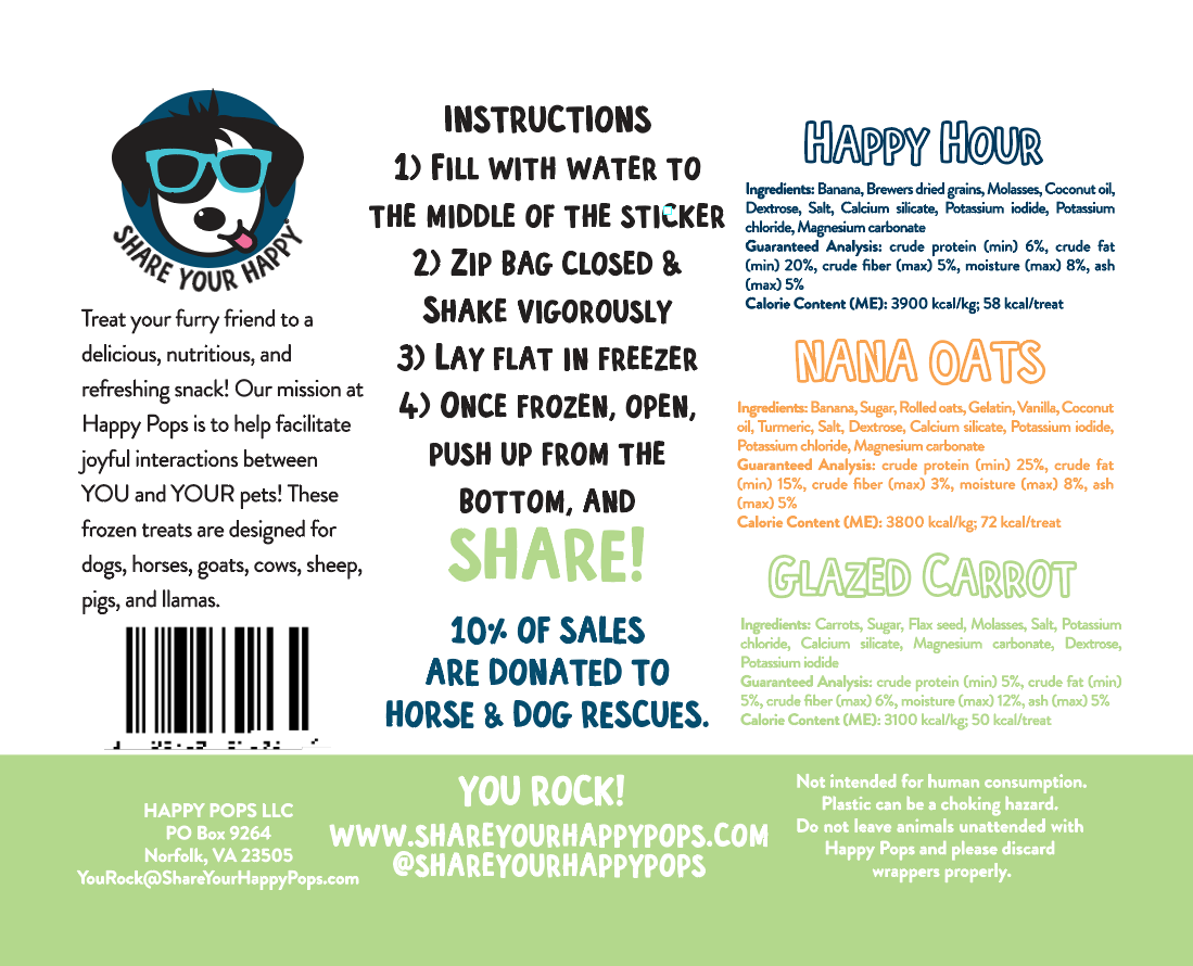 Happy Pops | Dog Sampler 5-Pack