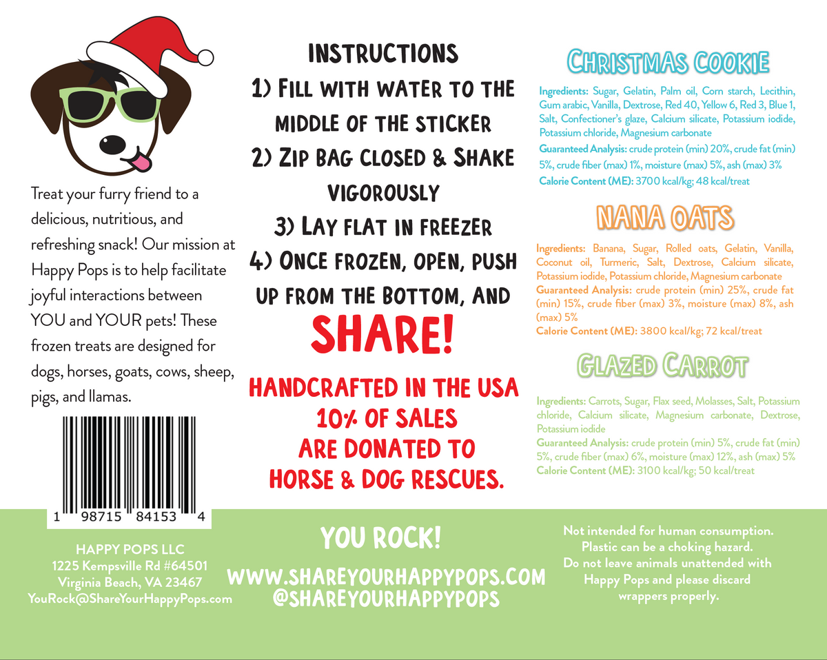 Happy Holidays | Pet Treat Sampler 5-Pack